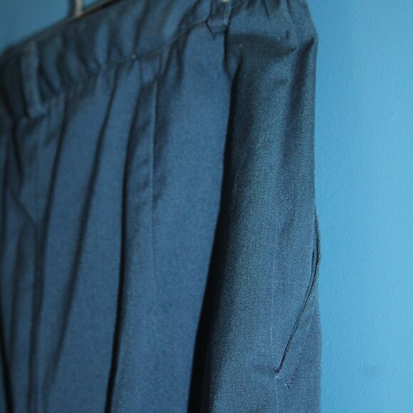 Orvis Navy Blue Women's Skirt Modest Made in the USA Size 14 - Picture 14 of 16